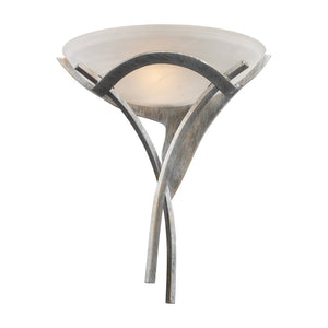 Atlas Aurora 18'' High 1-Light Sconce - Elegant Tarnished Silver Wall Accent for Modern & Classic Spaces WL11523-SV