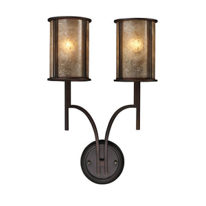 Atlas Barringer 22'' High 2-Light Sconce - Elegant Mission-Style Aged Bronze Lighting for Home Accents WL11528-BZ