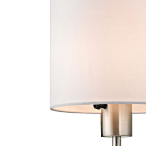 Atlas Carson 13'' High Swing-Arm Wall Sconce - Stylish Brushed Nickel Fixture for Modern Spaces WL11554-NK