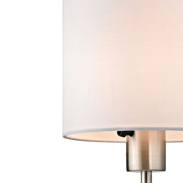 Atlas Carson 13'' High Swing-Arm Wall Sconce - Stylish Brushed Nickel Fixture for Modern Spaces WL11554-NK