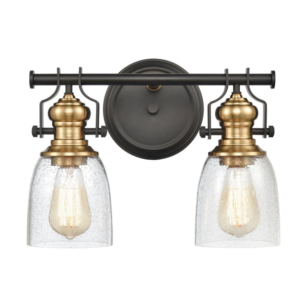 Atlas Chadwick 1-Light Sconce: Industrial Elegance for Stylish Indoor Lighting in Modern Spaces Oil Rubbed Bronze 14'' WL11556-BZ