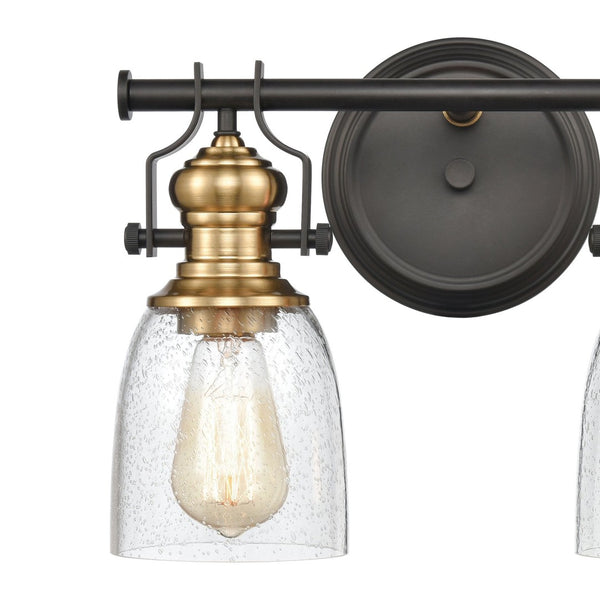 Atlas Chadwick 1-Light Sconce: Industrial Elegance for Stylish Indoor Lighting in Modern Spaces Oil Rubbed Bronze 14'' WL11556-BZ