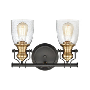 Atlas Chadwick 1-Light Sconce: Industrial Elegance for Stylish Indoor Lighting in Modern Spaces Oil Rubbed Bronze 14'' WL11556-BZ