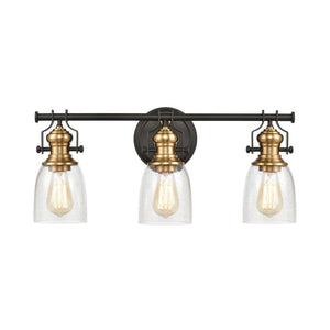 Atlas Chadwick 1-Light Sconce: Industrial Elegance for Stylish Indoor Lighting in Modern Spaces Oil Rubbed Bronze 23'' WL11557-BZ
