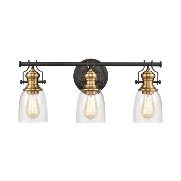 Atlas Chadwick 1-Light Sconce: Industrial Elegance for Stylish Indoor Lighting in Modern Spaces Oil Rubbed Bronze 23'' WL11557-BZ