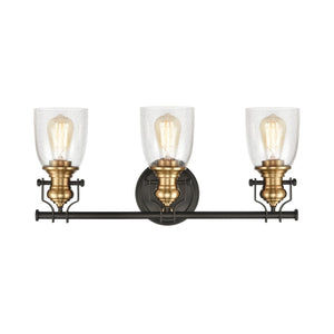 Atlas Chadwick 1-Light Sconce: Industrial Elegance for Stylish Indoor Lighting in Modern Spaces Oil Rubbed Bronze 23'' WL11557-BZ