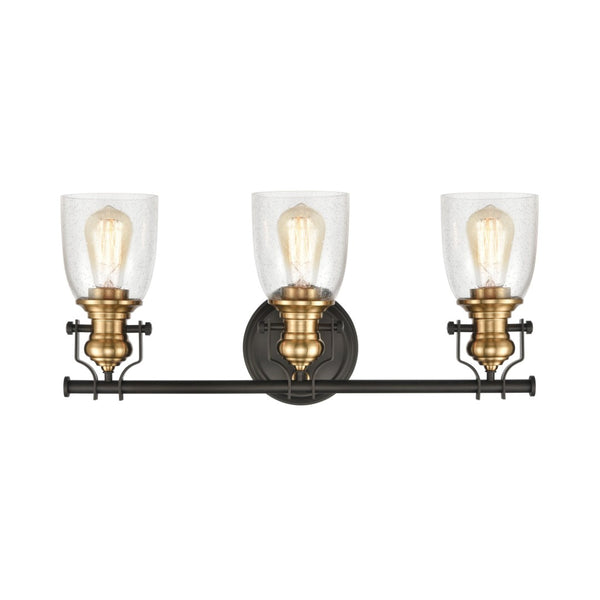 Atlas Chadwick 1-Light Sconce: Industrial Elegance for Stylish Indoor Lighting in Modern Spaces Oil Rubbed Bronze 23'' WL11557-BZ