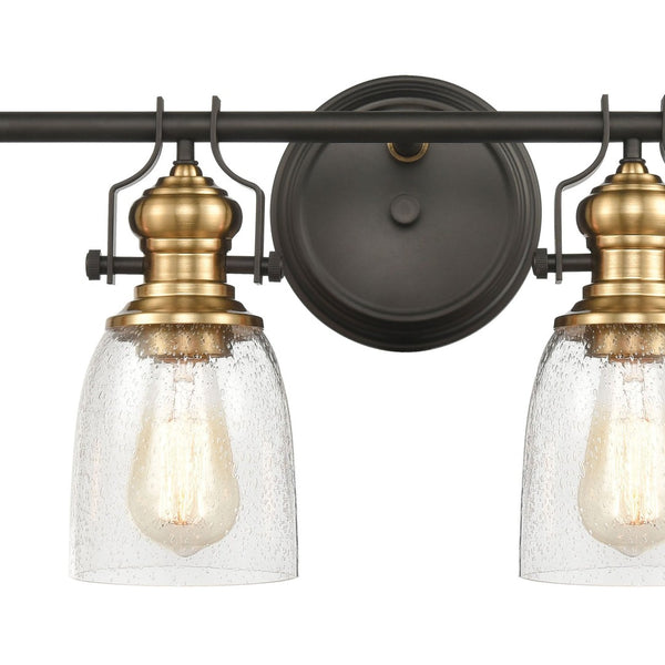 Atlas Chadwick 1-Light Sconce: Industrial Elegance for Stylish Indoor Lighting in Modern Spaces Oil Rubbed Bronze 32'' WL11558-BZ