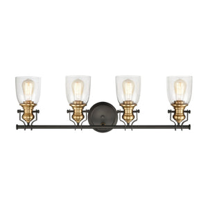Atlas Chadwick 1-Light Sconce: Industrial Elegance for Stylish Indoor Lighting in Modern Spaces Oil Rubbed Bronze 32'' WL11558-BZ
