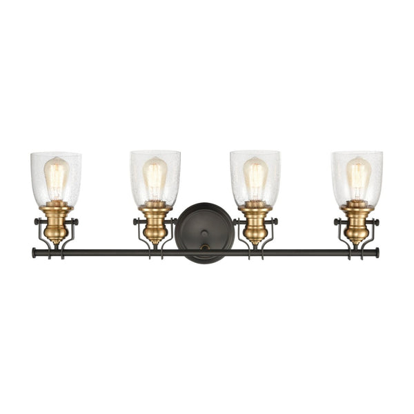Atlas Chadwick 1-Light Sconce: Industrial Elegance for Stylish Indoor Lighting in Modern Spaces Oil Rubbed Bronze 32'' WL11558-BZ