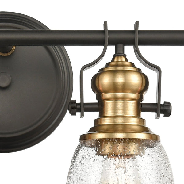 Atlas Chadwick 1-Light Sconce: Industrial Elegance for Stylish Indoor Lighting in Modern Spaces Oil Rubbed Bronze 32'' WL11558-BZ