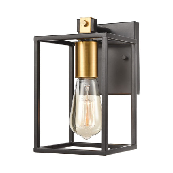 Atlas Cloe 2-Light Vanity Light Fixture - Stylish Industrial Design with Open Cage for Modern Spaces Matte Black 5'' WL11572-BK