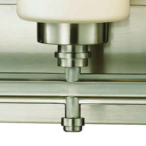Atlas Dawson 10" High 1-Light Wall Sconce - Elegant Transitional Design with Soft White Glass Shade Brushed Nickel 23'' WL11583-NK