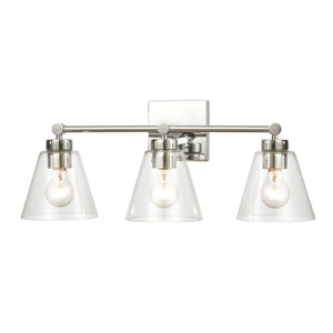 Atlas East Point 10'' High 1-Light Sconce - Modern Geometric Design for Stylish Indoor Illumination Polished Chrome 24'' WL11588-CH
