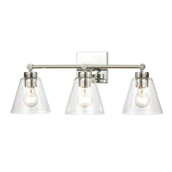 Atlas East Point 10'' High 1-Light Sconce - Modern Geometric Design for Stylish Indoor Illumination Polished Chrome 24'' WL11588-CH