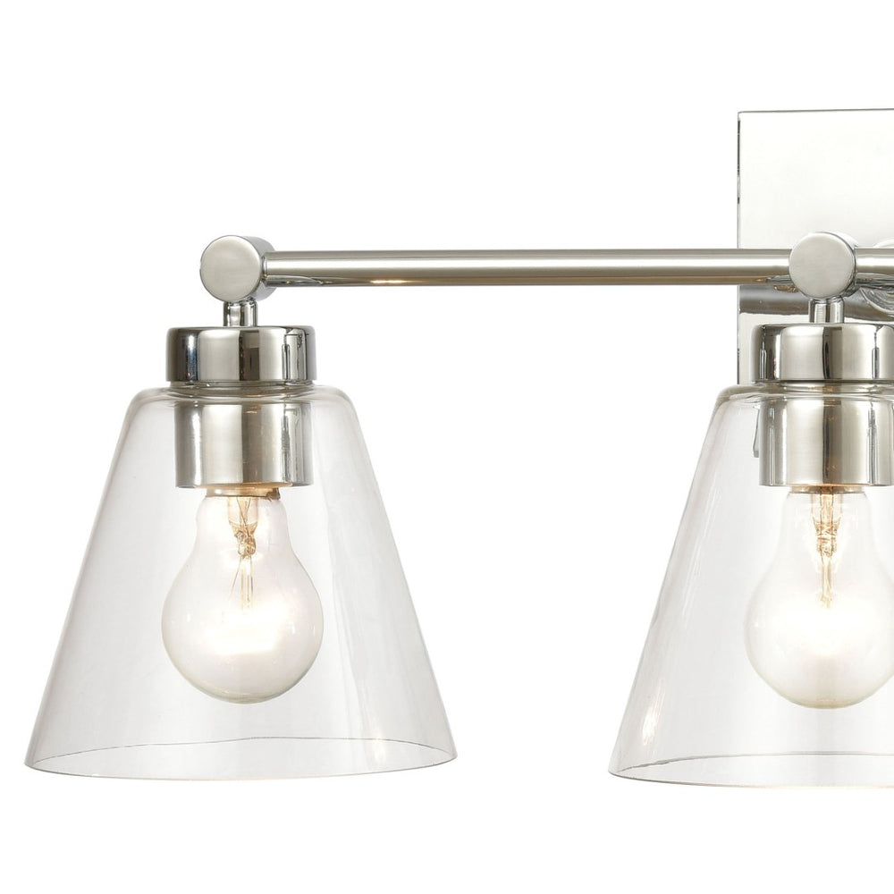 Atlas East Point 10'' High 1-Light Sconce - Modern Geometric Design for Stylish Indoor Illumination Polished Chrome 24'' WL11588-CH