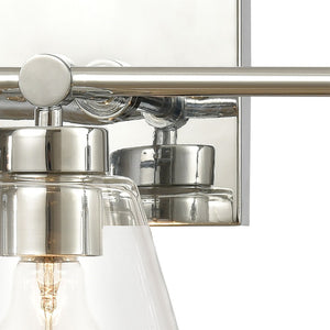 Atlas East Point 10'' High 1-Light Sconce - Modern Geometric Design for Stylish Indoor Illumination Polished Chrome 24'' WL11588-CH