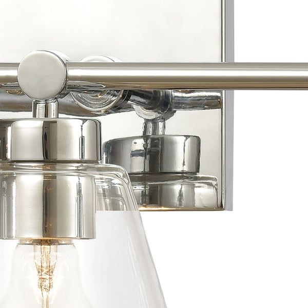 Atlas East Point 10'' High 1-Light Sconce - Modern Geometric Design for Stylish Indoor Illumination Polished Chrome 24'' WL11588-CH