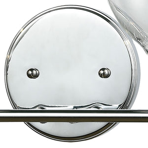 Atlas Emory 38'' Wide 4-Light Vanity Fixture - Polished Chrome with Clear Glass Shades & Modern Elegance WL11598-CH