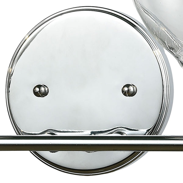 Atlas Emory 38'' Wide 4-Light Vanity Fixture - Polished Chrome with Clear Glass Shades & Modern Elegance WL11598-CH