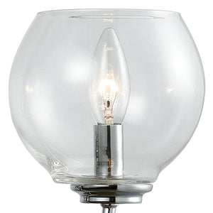 Atlas Emory 38'' Wide 4-Light Vanity Fixture - Polished Chrome with Clear Glass Shades & Modern Elegance WL11598-CH