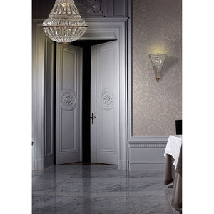 Atlas Empire 18'' High 2-Light Sconce - Timeless French Elegance in Mocha with Stunning Crystal Accents WL11600-BN