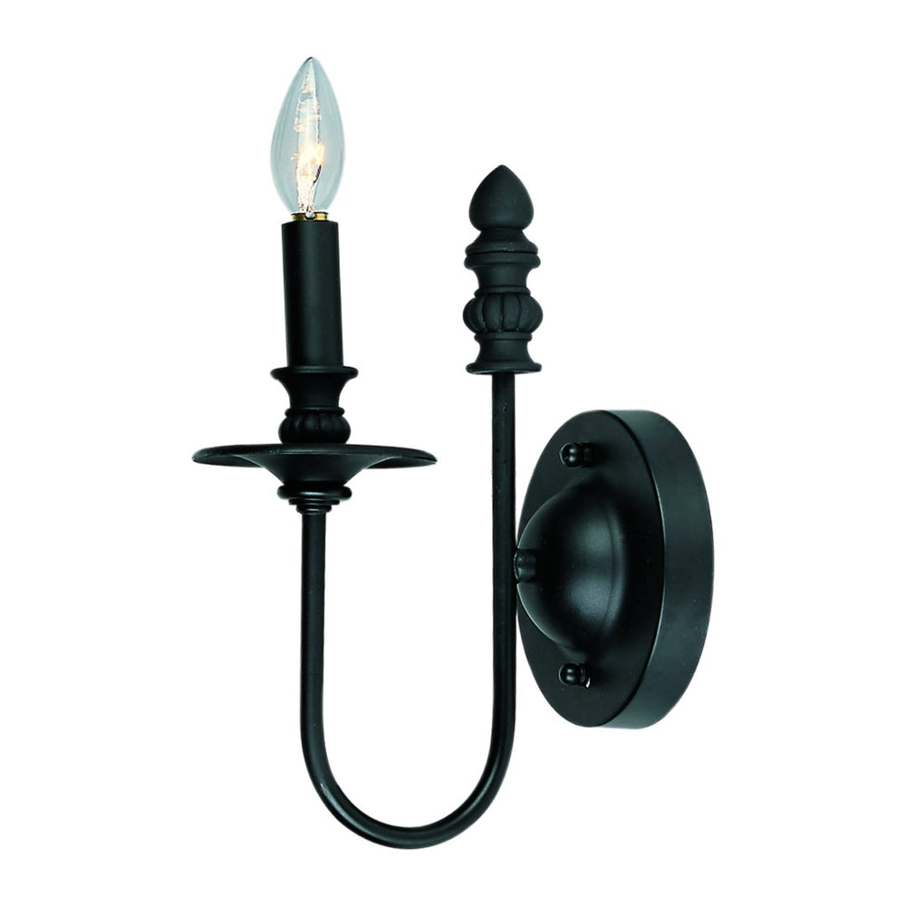 Atlas Hartford 10" High 1-Light Wall Sconce in Oil Rubbed Bronze - Elegant Minimalist Design for Any Space WL11634-BZ