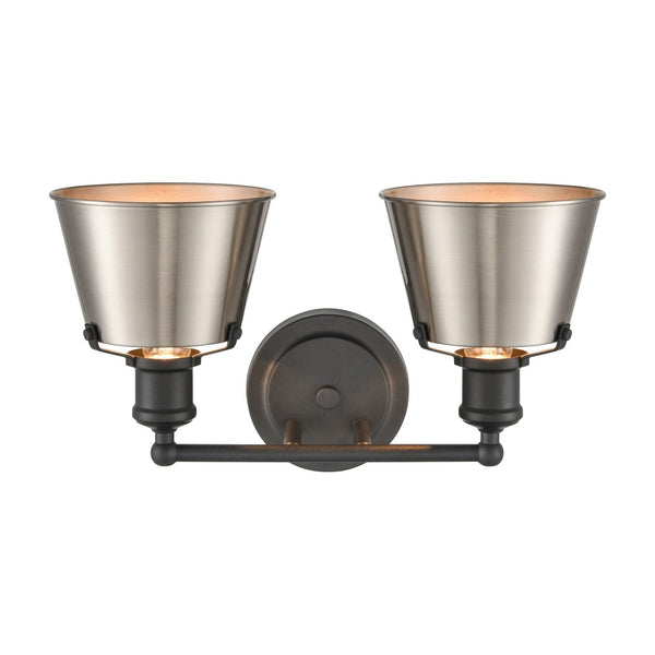 Atlas Holgate 1-Light Sconce - Modern Farmhouse Meets Industrial Charm for Stylish Indoor Illumination Charcoal 15'' WL11637-NK