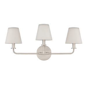 Atlas Hoyle 2-Light Vanity Light Fixture - Modern Design with Etched Glass Shades for Elegant Illumination Antique Nickel 24'' WL11642-NK