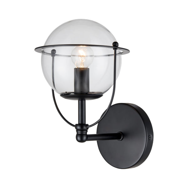 Atlas Langford 3-Light Vanity Light Fixture - Vintage Charm Meets Modern Design for Stylish Spaces Matte Black 6'' WL11650-BK