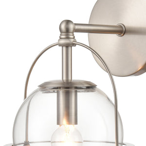 Atlas Langford 3-Light Vanity Light Fixture - Vintage Charm Meets Modern Design for Stylish Spaces Satin Nickel 6'' WL11650-NK