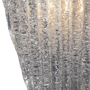 Atlas Luminese 14'' 2-Light Wall Sconce - Sleek Satin Nickel with Textured Glass for Modern Interiors WL11656-NK