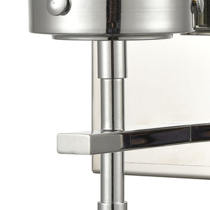 Atlas Melinda 11'' High 1-Light Sconce - Chic Polished Chrome Fixture with Seeded Glass Shade for Warm Glow WL11659-CH