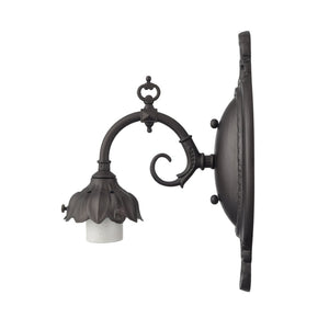 Atlas Mix-N-Match 11-Inch High Single-Light Sconce for Customizable Glass Shades - Elegant Indoor Lighting Tiffany Bronze 5'' WL11665-BZ