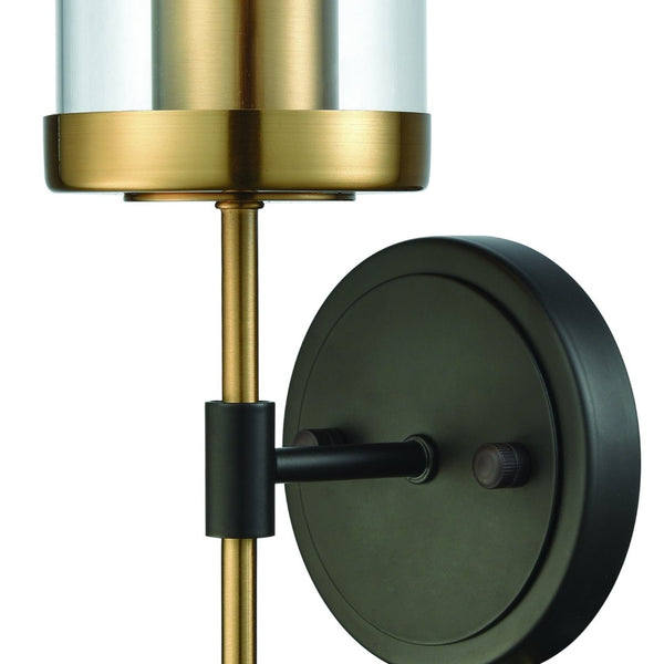 Atlas North Haven 17'' High Wall Sconce - Classic Torch-Style with Clear Glass & Oil Rubbed Bronze Finish WL11670-BZ
