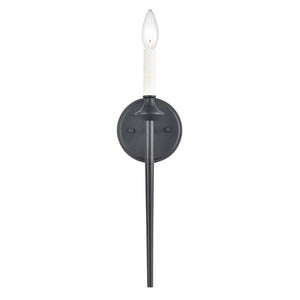 Atlas Solomon 16.75" High Matte Black Sconce - Lodge-Inspired Lighting for Modern Spaces & Style WL11698-BK