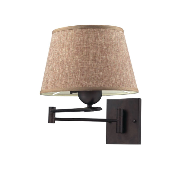 Atlas Swingarms 13'' High 1-Light Sconce - Articulating Aged Bronze Fixture for Stylish Indoor Lighting WL11707-BZ