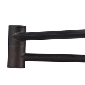 Atlas Swingarms 13'' High 1-Light Sconce - Articulating Aged Bronze Fixture for Stylish Indoor Lighting WL11707-BZ