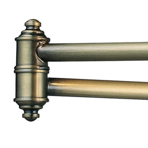 Atlas Westbrook 14.5'' High Swing-Arm Sconce - Elegant Adjustable Lighting for Modern & Classic Spaces Antique Brass WL11719-BS