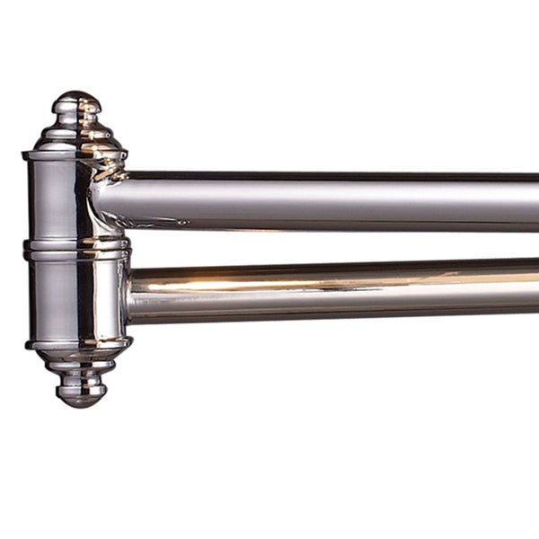 Atlas Westbrook 14.5'' High Swing-Arm Sconce - Elegant Adjustable Lighting for Modern & Classic Spaces Polished Chrome WL11719-CH