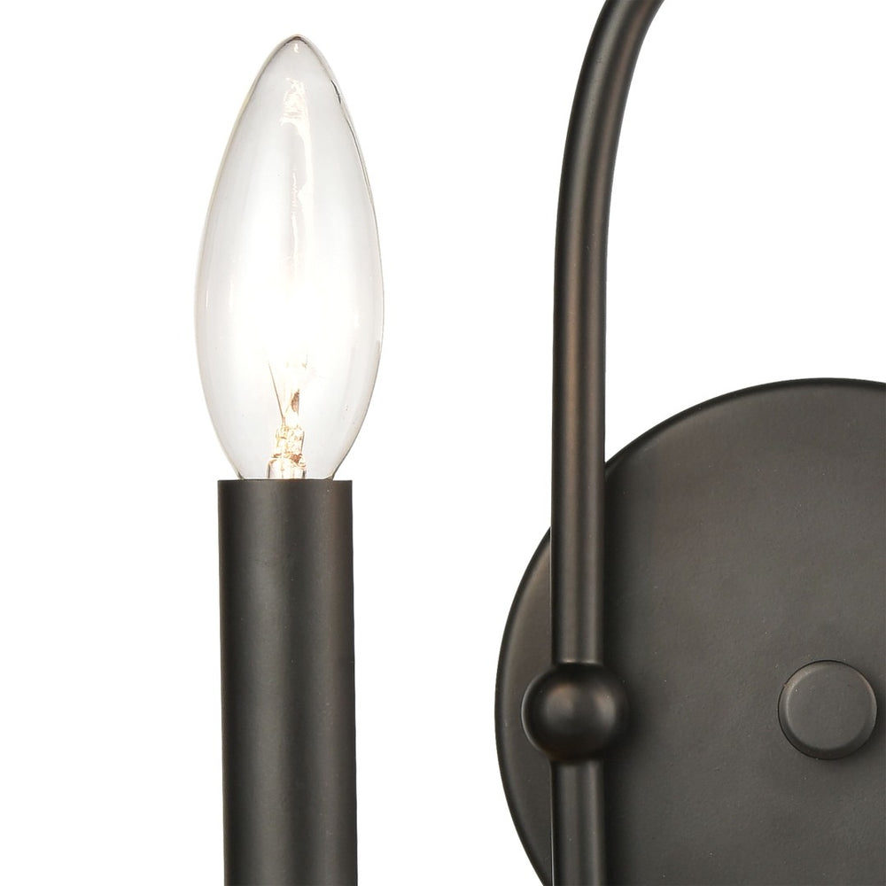Atlas Wickshire 14" 2-Light Sconce - Sleek Matte Black Design for Modern and Transitional Interiors WL11720-BK