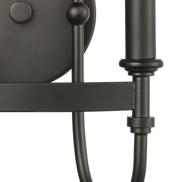 Atlas Wickshire 14" 2-Light Sconce - Sleek Matte Black Design for Modern and Transitional Interiors WL11720-BK