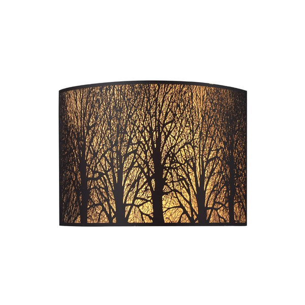 Atlas Woodland Sunrise 2-Light Wall Sconce - Aged Bronze, Nature-Inspired Design for Cozy Indoor Spaces WL11722-BZ