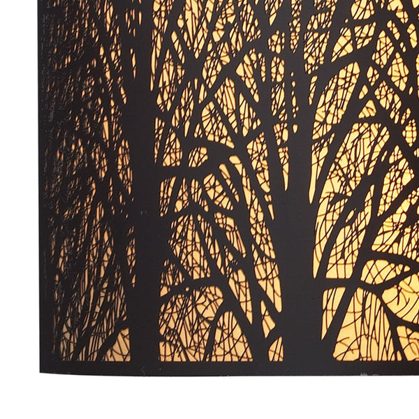 Atlas Woodland Sunrise 2-Light Wall Sconce - Aged Bronze, Nature-Inspired Design for Cozy Indoor Spaces WL11722-BZ