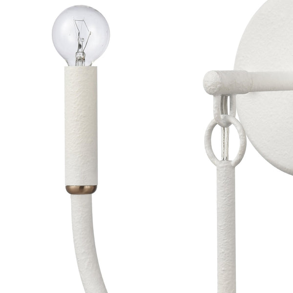 Atlas Continuance 11'' High 2-Light Sconce - Modern White Coral Design for Ambient Indoor Lighting WL11725-WH