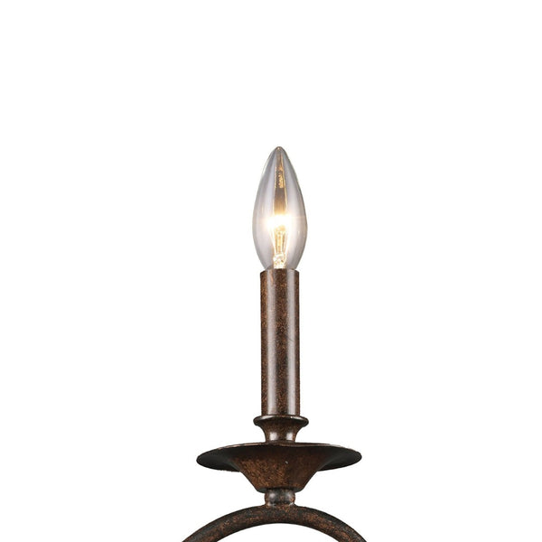 Atlas Gloucester 17.5'' High 2-Light Wall Sconce - Handcrafted Wrought-Iron Elegance in Weathered Bronze WL11726-BZ