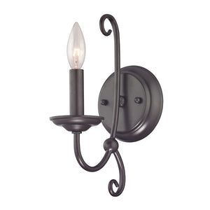 Atlas Montgomery 12'' High 1-Light Wall Sconce - Transitional Oil Rubbed Bronze for Timeless Elegance WL11730-BZ