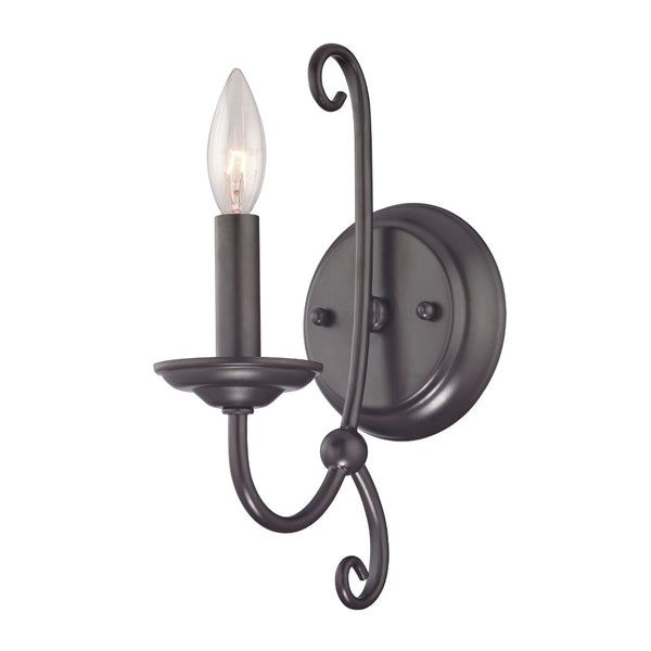 Atlas Montgomery 12'' High 1-Light Wall Sconce - Transitional Oil Rubbed Bronze for Timeless Elegance WL11730-BZ