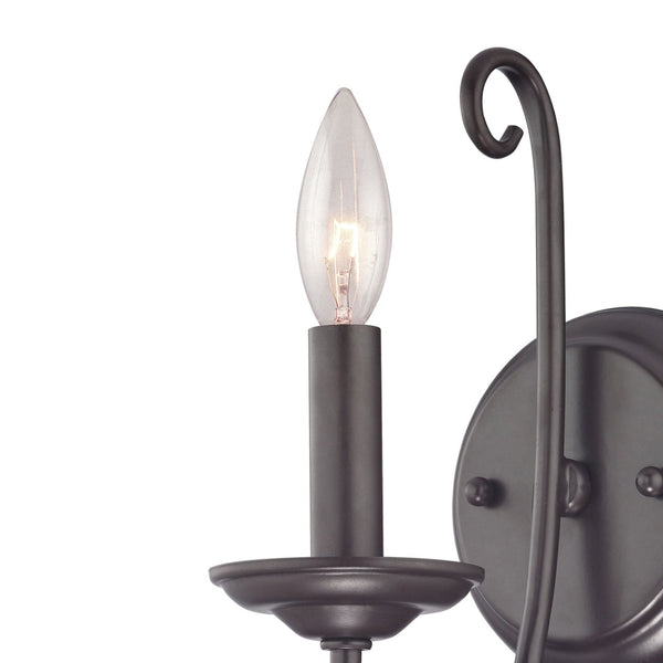 Atlas Montgomery 12'' High 1-Light Wall Sconce - Transitional Oil Rubbed Bronze for Timeless Elegance WL11730-BZ
