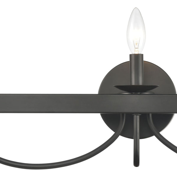 Atlas Williamson Vanity Light Fixture - Refined Traditional Design for Elegant Indoor Spaces & Versatile Style Black 24'' WL11735-BK